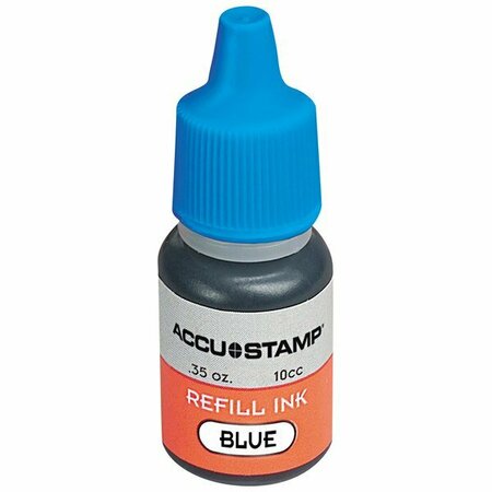 COSCO AccuStamp 090682 0.35 oz. Blue Ink Stamp Gel Refill 730090682C